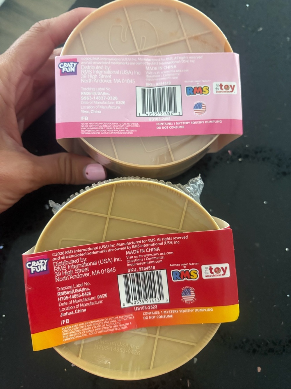 RMS Pork Bun & Angry Glitter Dumplings, Set of 2, Brand New in Packaging - Picture 3 of 5